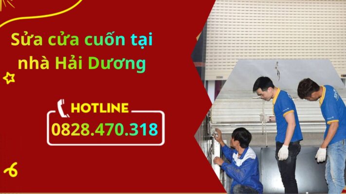 Sửa cửa cuốn tại nhà Hải Dương
