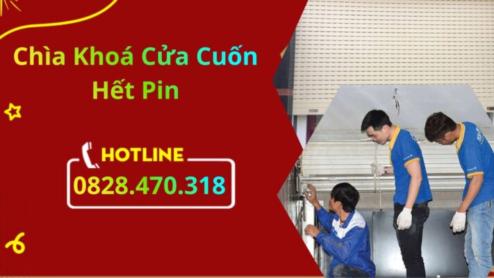 Chìa Khoá Cửa Cuốn Hết Pin