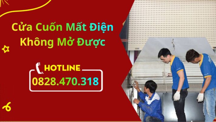 Cửa Cuốn Mất Điện Không Mở Được